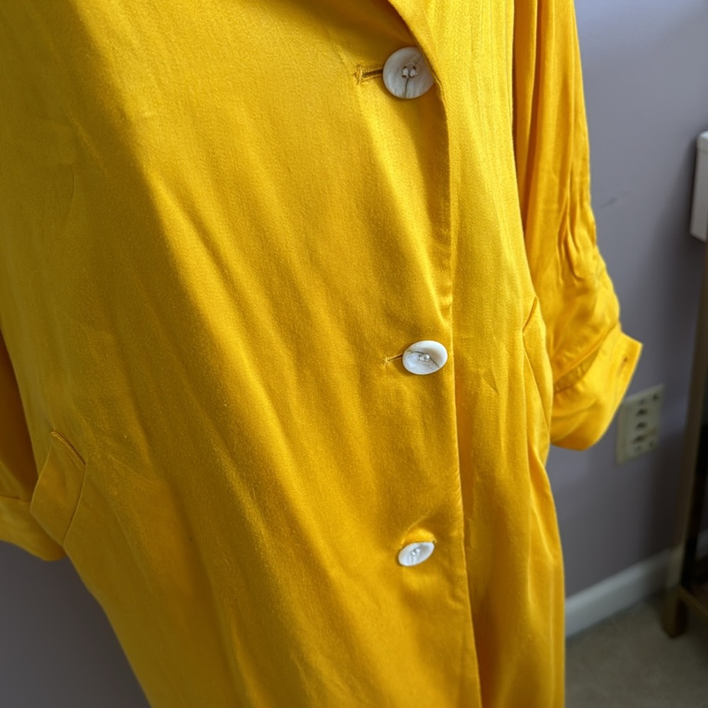 Something Navy Duster Jacket. Deep Bright Gold Co… - image 3